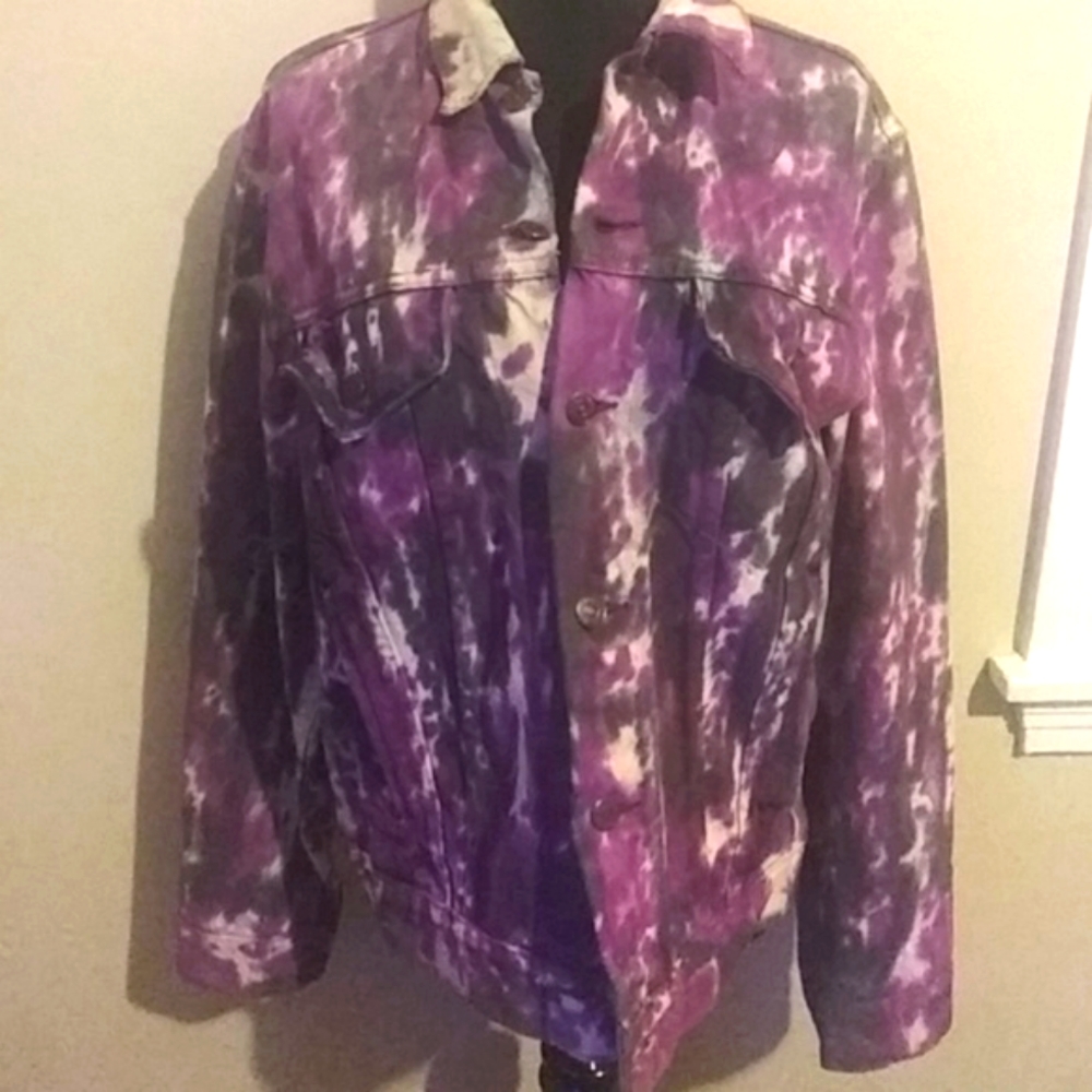 Vintage (1987) Levi's Tie Die Jacket.